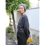 チャコールグレー | スリーブボリュームショートスウェット | Ungrid