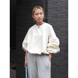 スリーブギャザードッキングスウェット | Ungrid | 詳細画像1 