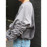 スリーブギャザードッキングスウェット | Ungrid | 詳細画像12 