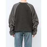 スリーブギャザードッキングスウェット | Ungrid | 詳細画像17 