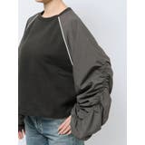 スリーブギャザードッキングスウェット | Ungrid | 詳細画像19 