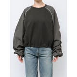 スリーブギャザードッキングスウェット | Ungrid | 詳細画像22 