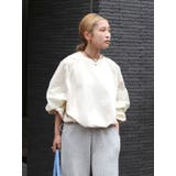 スリーブギャザードッキングスウェット | Ungrid | 詳細画像3 