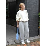 スリーブギャザードッキングスウェット | Ungrid | 詳細画像4 