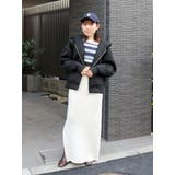 サイドスリットリブニットスカート | Ungrid | 詳細画像30