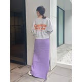 サイドスリットリブニットスカート | Ungrid | 詳細画像36