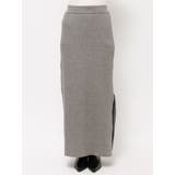サイドスリットリブニットスカート | Ungrid | 詳細画像38