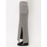 サイドスリットリブニットスカート | Ungrid | 詳細画像39