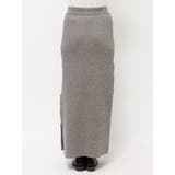 サイドスリットリブニットスカート | Ungrid | 詳細画像40