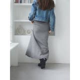 サイドスリットリブニットスカート | Ungrid | 詳細画像5