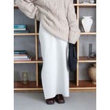 ライトグレー | サイドスリットリブニットスカート | Ungrid