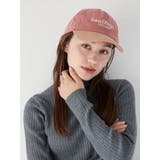 ピンク | バイカラーコーデュロイキャップ | Ungrid