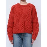 パッチワークケーブルルーズニット | Ungrid | 詳細画像24 