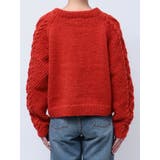 パッチワークケーブルルーズニット | Ungrid | 詳細画像26 