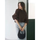 ブラウン | ローゲージハイネックショートニット | Ungrid