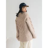 ビッグシルエットルーズケーブルニット | Ungrid | 詳細画像12