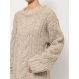 ビッグシルエットルーズケーブルニット | Ungrid | 詳細画像27