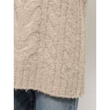 ビッグシルエットルーズケーブルニット | Ungrid | 詳細画像28