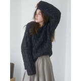 ビッグシルエットルーズケーブルニット | Ungrid | 詳細画像6