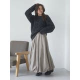 ビッグシルエットルーズケーブルニット | Ungrid | 詳細画像8