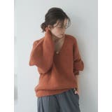深Ｖネックルーズニット | Ungrid | 詳細画像5 