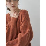 深Ｖネックルーズニット | Ungrid | 詳細画像8 