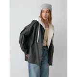 スリーブデザインフェイクレザーシャツ | Ungrid | 詳細画像14 