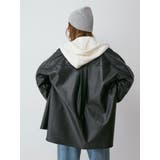 スリーブデザインフェイクレザーシャツ | Ungrid | 詳細画像17 