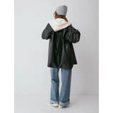 スリーブデザインフェイクレザーシャツ | Ungrid | 詳細画像19 