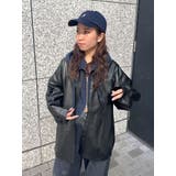 スリーブデザインフェイクレザーシャツ | Ungrid | 詳細画像29 