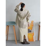 スリーブデザインフェイクレザーシャツ | Ungrid | 詳細画像39 