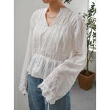 カットワークレースコンビブラウス | Ungrid | 詳細画像14 