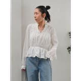 カットワークレースコンビブラウス | Ungrid | 詳細画像2 