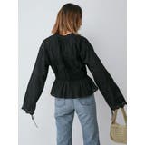 カットワークレースコンビブラウス | Ungrid | 詳細画像4 