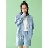 【WEB限定】ストライプルーズシャツ | Ungrid | 詳細画像2 