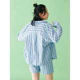 【WEB限定】ストライプルーズシャツ | Ungrid | 詳細画像4 