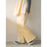 ベロア刺繍ラフパンツ | Ungrid | 詳細画像4 