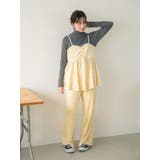 ベロア刺繍ラフパンツ | Ungrid | 詳細画像7 