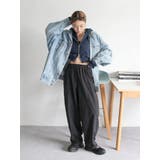 ナイロン混ボリュームラフパンツ | Ungrid | 詳細画像15 