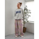 リネン混チェック柄パンツ | Ungrid | 詳細画像26 