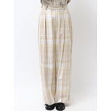 リネン混チェック柄パンツ | Ungrid | 詳細画像28 