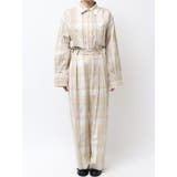 リネン混チェック柄パンツ | Ungrid | 詳細画像36 