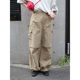 ベージュ | 【WEB限定】デザインラフルーズパンツ | Ungrid