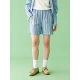 【WEB限定】ストライプラフハーフパンツ | Ungrid | 詳細画像7