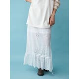 カットワークレースコンビスカート | Ungrid | 詳細画像12 