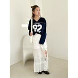 カットワークレースコンビスカート | Ungrid | 詳細画像18 