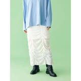 【WEB限定】シャーリングデザインスカート | Ungrid | 詳細画像1 