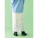 【WEB限定】シャーリングデザインスカート | Ungrid | 詳細画像11 