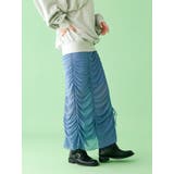 【WEB限定】シャーリングデザインスカート | Ungrid | 詳細画像3 