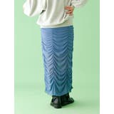 【WEB限定】シャーリングデザインスカート | Ungrid | 詳細画像4 